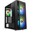 Itek MAJES 20 Mesh EVO - Case PC Gaming Full Tower ATX, 2x20cm Ventola, RGB Addressable, USB3, Pannello laterale in vetro temperato, Frontale Mesh, Nero