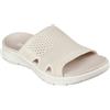 Skechers Women's GO WALK FLEX SANDAL IMPRESSED Sandals/Thong Sandals, Tessuto nero., 38 EU