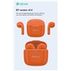 Devia - Auricolari Devia TWS-K1 Bluetooth 5.3 EM057 Arancio - SPEDIZIONE GRATUITA