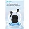 Devia - Auricolari Devia TWS-K1 Bluetooth 5.3 EM057 Neri - SPEDIZIONE GRATUITA