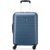 DELSEY PARIS - SEGUR 2.0 - Valigia da Cabina Rigida Sottile - 55x40x20 cm - 35 L - S - Blu