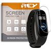 REY Pack 6X Pellicola salvaschermo per XIAOMI Mi Smart Band 4 - Smart Band 5 - Smart Band 6 - per AMAZFIT Band 5, qualità Premium