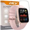 REY Pack 6X Pellicola salvaschermo per XIAOMI AMAZFIT GTS, qualità Premium