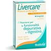 HealthAid Livercare - Integratore Detox Fegato e Intestino con Cardo Mariano - Depurativo Fegato a Rilascio Prolungato - 60 Compresse Senza Glutine e Lattosio
