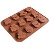 Chikanb Stampo in Silicone per Dolci a Forma di Gufo, 1 Pezzi 12 Gufo Animali per Dolci, Mini Torta Cottura, Cioccolato, Cubetti di Ghiaccio, Dolci, Gelatina, Caramelle, Sapone, 19,4 * 15 CM