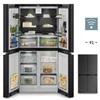 Liebherr Frigorifero side by side FrenchDoor a libera installazione MBbsdi 9024 finitura BlackSteel da 91 cm