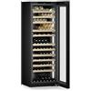 Liebherr Cantina vino a libera installazione WPgbi 7473 con porta in vetro e telaio nero/BlackSteel da 70 cm