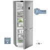 Liebherr Frigorifero combinato a libera installazione CBNsda 775i finitura SmartSteel/silver da 75 cm