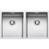 Barazza 1X842I Lavello doppia vasca quadra raggio 15 da 75X44Richiedi Preventivo Personalizzato - Garanzia Italia