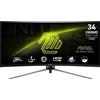 MSI Monitor MSI MAG 345CQR - 34'', 3440x1440 (UWQHD), VA Curve 1000R, 1ms(MPRT), 180Hz, Adaptive-Sync