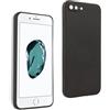 REY Cover in Gel TPU Nera per iPhone 7 Plus - 8 Plus, Ultra Sottile 0,33 mm, Morbido Flessibile, Custodia Silicone