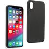 REY Cover in Gel TPU Nera per iPhone X - XS, Ultra Sottile 0,33 mm, Morbido Flessibile, Custodia Silicone