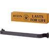 RTZEN Portasciugamani da bagno in ferro battuto, realizzato a mano, asta dritta per montaggio a parete, nero opaco, per casa o ufficio, 30,5 cm, adatto per asciugamani da 25,4 cm (piccolo)