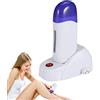 FILFEEL Scaldacera a Rullo, Macchinetta Cera Kit Depilazione Donne Cera Depilatoria Macchina Rullo Depilatorio Epilatore Elettrico Riscaldatore di Cera Calda Depilazione del Corpo (#1)