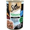 SHEBA Nature's Collection Paté con pesce bianco e fegato guarnito con carote 400g