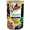 SHEBA Nature's Collection Paté Cocktail di pollame con fegato e olio di pesce guarnito con carote 400g
