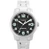 Timex Orologio da uomo Expedition Field da 40 mm, cinturino elastico in acciaio inox, quadrante nero, cassa in acciaio IP TW4B31300