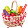 Small Foot- Cestino da PIC Nic con Frutta e Verdura Banana Giocattoli, Multicolore, 11281