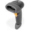 DIGITUS Scanner di codici a barre 2D - Scanner portatile bidirezionale - 200 scansioni/s - Distanza di scansione di 10 cm - Cavo USB-RJ45 da 2 m - IP54 - Codici a barre e codici QR - Nero/Grigio