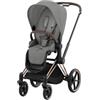 Cybex Platinum - Cybex Platinum Passeggino Priam 4.0 Mirage Grey Telaio RoseGold