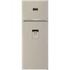 BEKO Frigorifero Doppia Porta Beko RDNE455E40DBN Litri 406 Classe E No Frost (A185xL70xP65,5) Compressore ProSmart Inverter Beige