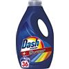 Dash Power Detersivo Liquido Lavatrice, 36 Lavaggi, Azione Extra-Igienizzante Per Capi Colorati, Efficace Anche A Freddo E In Cicli Brevi