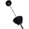 Set di Dischi Olimpici PEV + Bilanciere Olimpico Team Line - 100 Kg