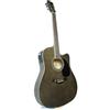 Strumentimusicalitop Chitarra Acustica Elettrificata 5b+Accordatore integrato Grey Satin - SMT