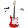 smt Chitarra elettrica 3/4 Rossa Junior SMT + Cavo Jack e Plettri