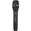NEW MAJESTIC Microfono Wireless UHF ricevitore ricaricabile 20 mt Nero New Majestic MIC-601W