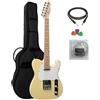 Strumentimusicalitop Telecaster Cream by SMT + Accessori Omaggio Custodia Corde Cavo - Top Offerta