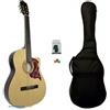 smt Chitarra Classica Elettrificata 4/4 Amplificata 4B Custodia Plettri Tuner