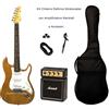 Strumentimusicalitop Kit Chitarra Elettrica Stratocaster Natural Amplificatore Marshall e Accessori