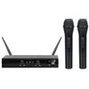 KARMA Kit 2 Microfoni a Batteria con Ricevitore 96 dB Nero SET 5002 Karma