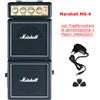 MARSHALL MS-4 amplificatore portatile Chitarra iPhone iPad Alimentatore OMAGGIO