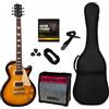 strumentimusicalitop Chitarra Elettrica Les Paul Sunburst con Amplificatore e Accessori Set Completo