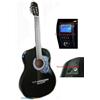 SMT Chitarra Classica Nera Elettrificata 4/4 SMT Amplificata 5B+Tuner integrato