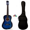 Strumentimusicalitop Chitarra Classica 1/2 Blu con Custodia e Plettri - Top OFFERTA