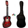 Strumentimusicalitop Chitarra Classica 1/2 Rossa Redburst con Custodia e Plettri - Top OFFERTA