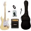 Marshall Kit Chitarra Elettrica Stratocaster Cream Amplificatore Marshall Set Accessori