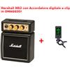 MARSHALL MS-2 amplificatore portatile Chitarra iPhone iPad Accordatore OMAGGIO