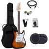 Chitarra Elettrica Stratocaster Sunburst kit Amplificatore Set + Accessori
