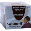 Graham Wrapp-It Black Styling Strips by Graham Professional Beauty