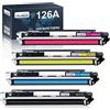 Il mio negozio 4 TONER HP CE310 CE311 CE312 CE313 126A COMPATIBILI NERO + COLORE PER HP CP1025