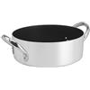 Baldassare Agnelli Pentole Agnelli Platinum Casseruola Bassa con 2 Maniglie, Acciaio Inossidabile, Argento, 40 cm