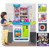 StrMy Toys Cucina Giocattolo GRANDE per bambini Suoni Luci Acqua Accessori Inclusi h 98 cm