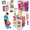 Supermercato giocattolo Bambini Negozio con Carrello Spesa e cibi Luci e Suoni