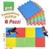 teorema TAPPETINO TAPPETO PUZZLE GIGANTE GOMMA SET 8 PEZZI TOT. CM.120X240 GIOCO BAMBINO
