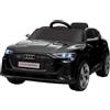DecHome Macchina Elettrica Bambini 12V Audi E-Tron 3+ Nero 172V90BK370 DecHome