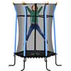 DecHome Tappeto Elastico per Bambini Ingresso a Cerniera Azzurro 2BUJ747 DecHome